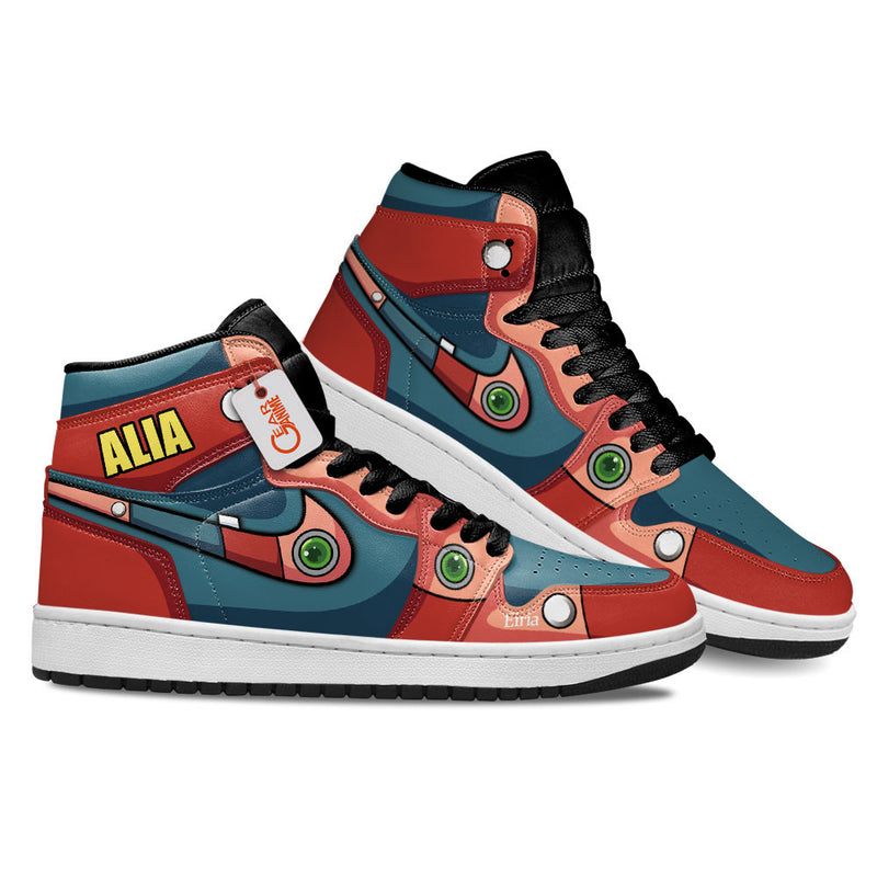 Alia J1-Sneakers Custom Mega Man Shoes Personalized