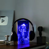 Jesus Headphone Stand Epoxy Resin Lamp, Night Light