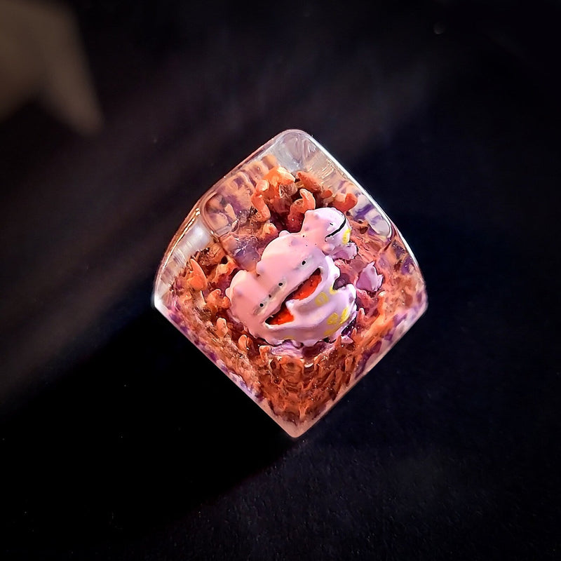 Pokemon Weezing Artisan Keycaps Epoxy Resin