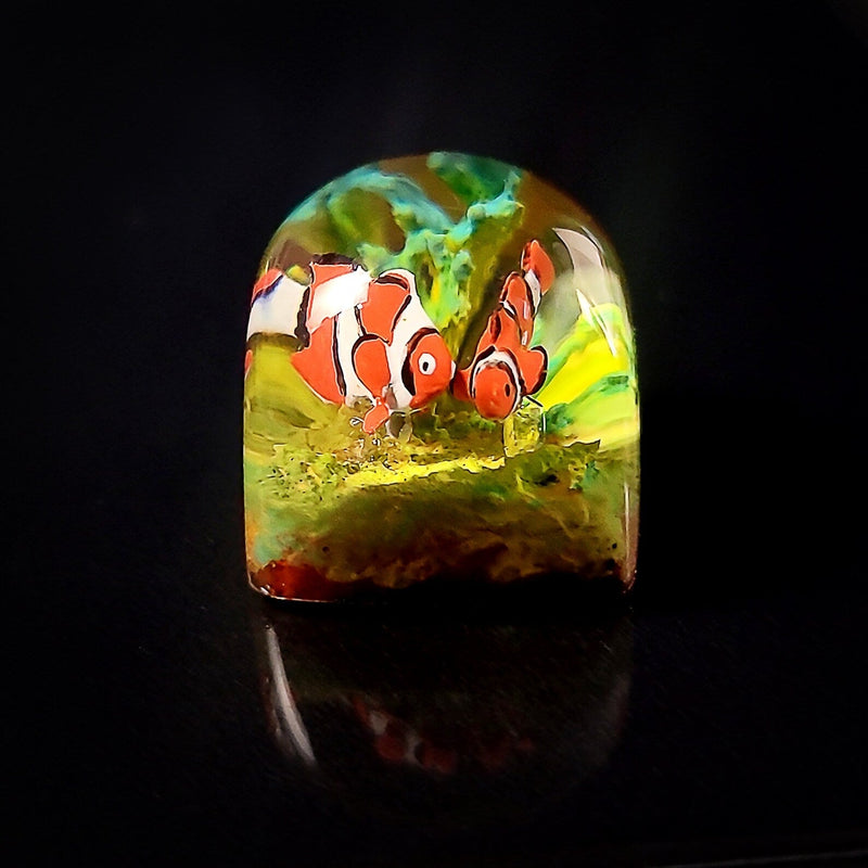 Fish Finding Nemo Squirt Marlin Dory Artisan Keycaps Epoxy Resin