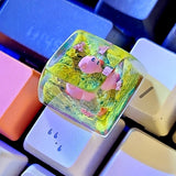 Kirby Artisan Keycaps Epoxy Resin