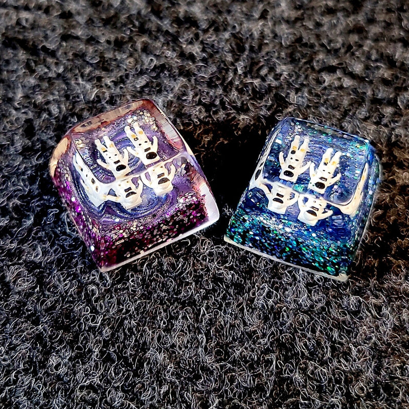 Universe Astronaut Artisan Keycaps Epoxy Resin