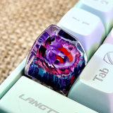 Pokemon Gengar Artisan Keycaps Epoxy Resin