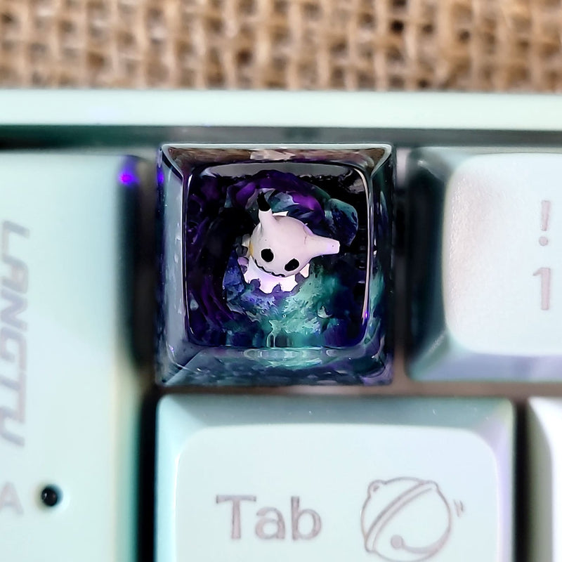 Pokemon Mimikyu Artisan Keycaps Epoxy Resin