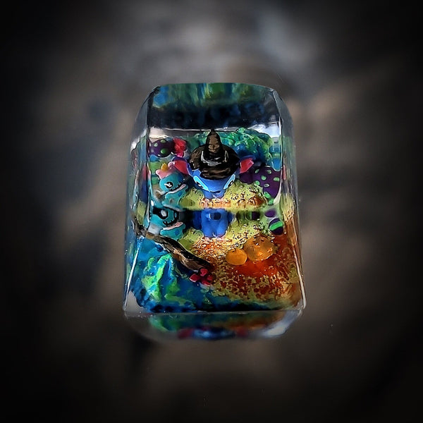 Lilo & Stitch Halloween Artisan Keycaps Epoxy Resin