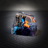 Michael Myers Halloween Artisan Keycaps Epoxy Resin