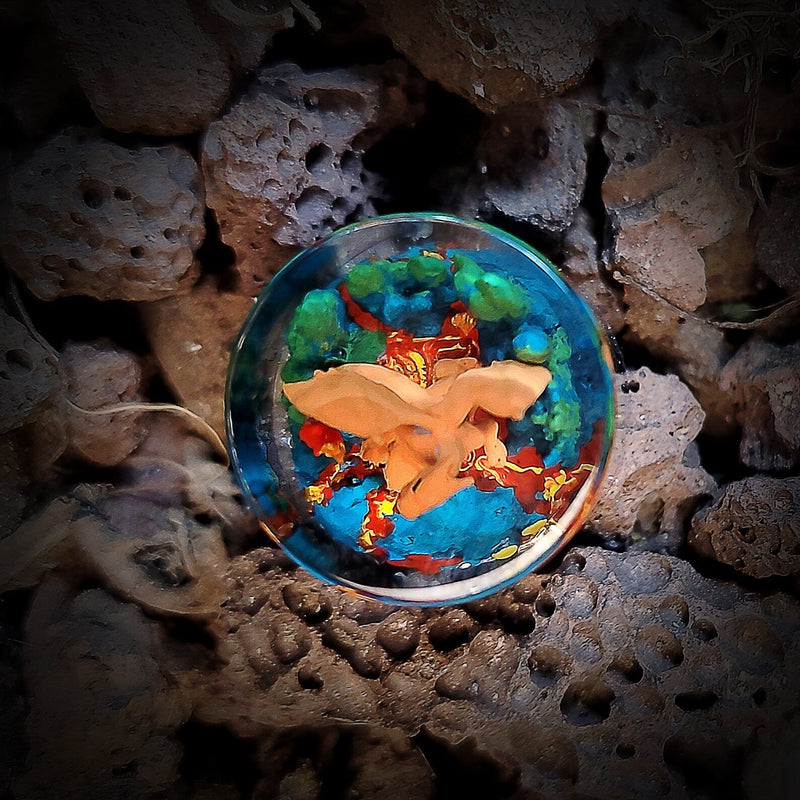 Pokemon Charizard Keyboard Knob Artisan Keycaps Epoxy Resin