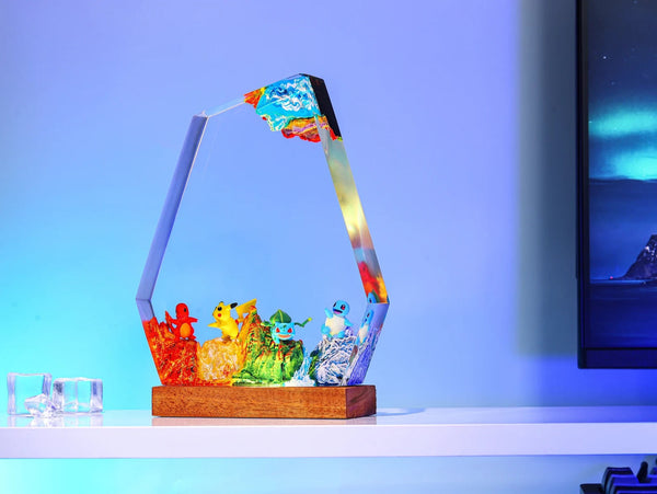 Pokemon Ash Ketchum Epoxy Resin Lamp, Night Light