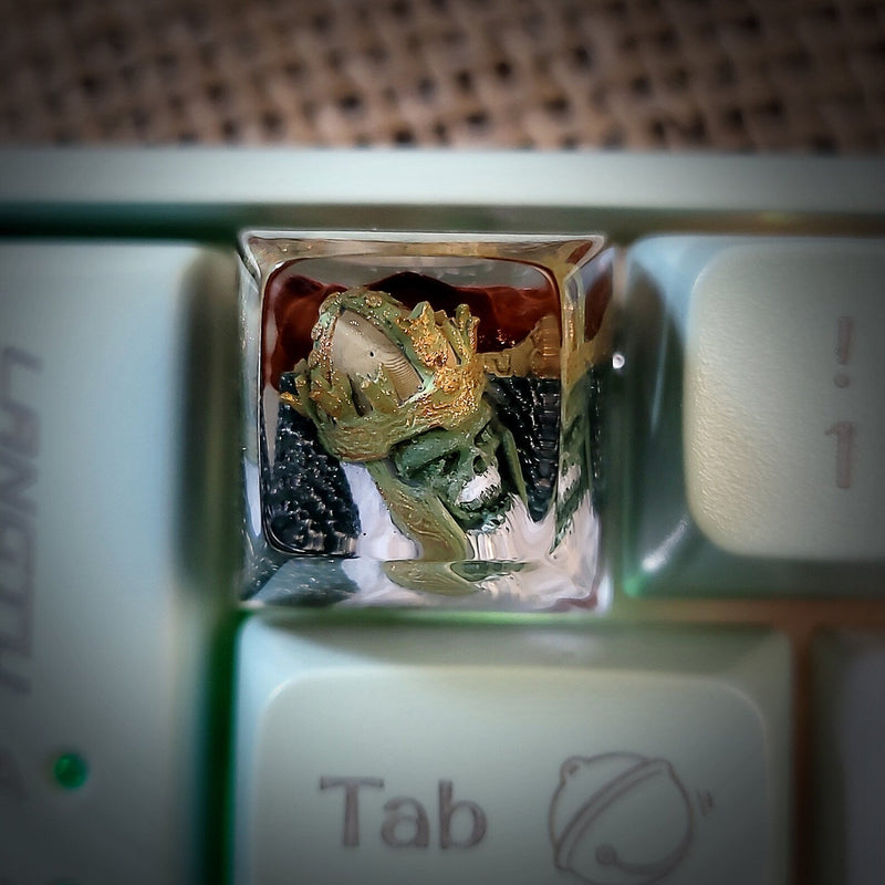 LOTR Lord Of Rings Eye of Sauron Dark Lord King of the Dead Smaug Dragon Balrog The One Ring Artisan Keycaps Epoxy Resin