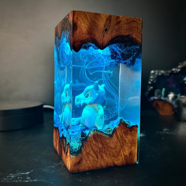 Pokemon Cubone Epoxy Resin Lamp, Night Light