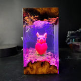 Pokemon Pikachu Epoxy Resin Lamp, Night Light