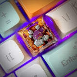 Pokemon Weezing Artisan Keycaps Epoxy Resin