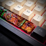 Rick and Morty Spacebar Artisan Keycaps Epoxy Resin