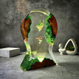 Zelda Link and Sky Islands Headphone Stand Epoxy Resin Lamp, Night Light