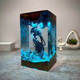 Xenomorph Alien Space Monster Epoxy Resin Lamp, Night Light