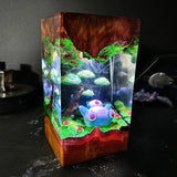 Pokemon Gengar Charizard Bulbasaur Eevee Pikachu Squirtle Snorlax Epoxy Resin Lamp, Night Light