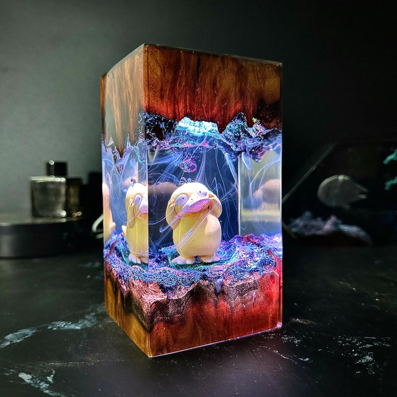 Pokemon Psyduck Epoxy Resin Lamp, Night Light