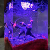 Pokemon Umbreon Epoxy Resin Lamp, Night Light