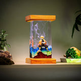 Demon Slayer Agatsuma Zenitsu Epoxy Resin Lamp, Night Light