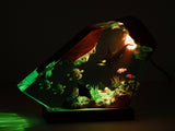 Orca Sea Turtles Manta Ray Undersea Ocean Diorama Epoxy Resin Lamp, Night Light