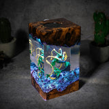 Pokemon Rayquaza Mega Epoxy Resin Lamp, Night Light